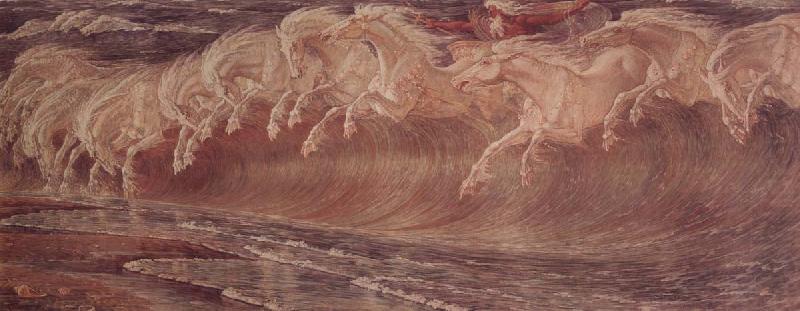 Crane, Walter Neptune-s it Horses china oil painting image